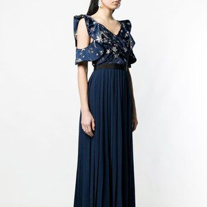 NWT Authentic Self Portrait Blue Star Embellished